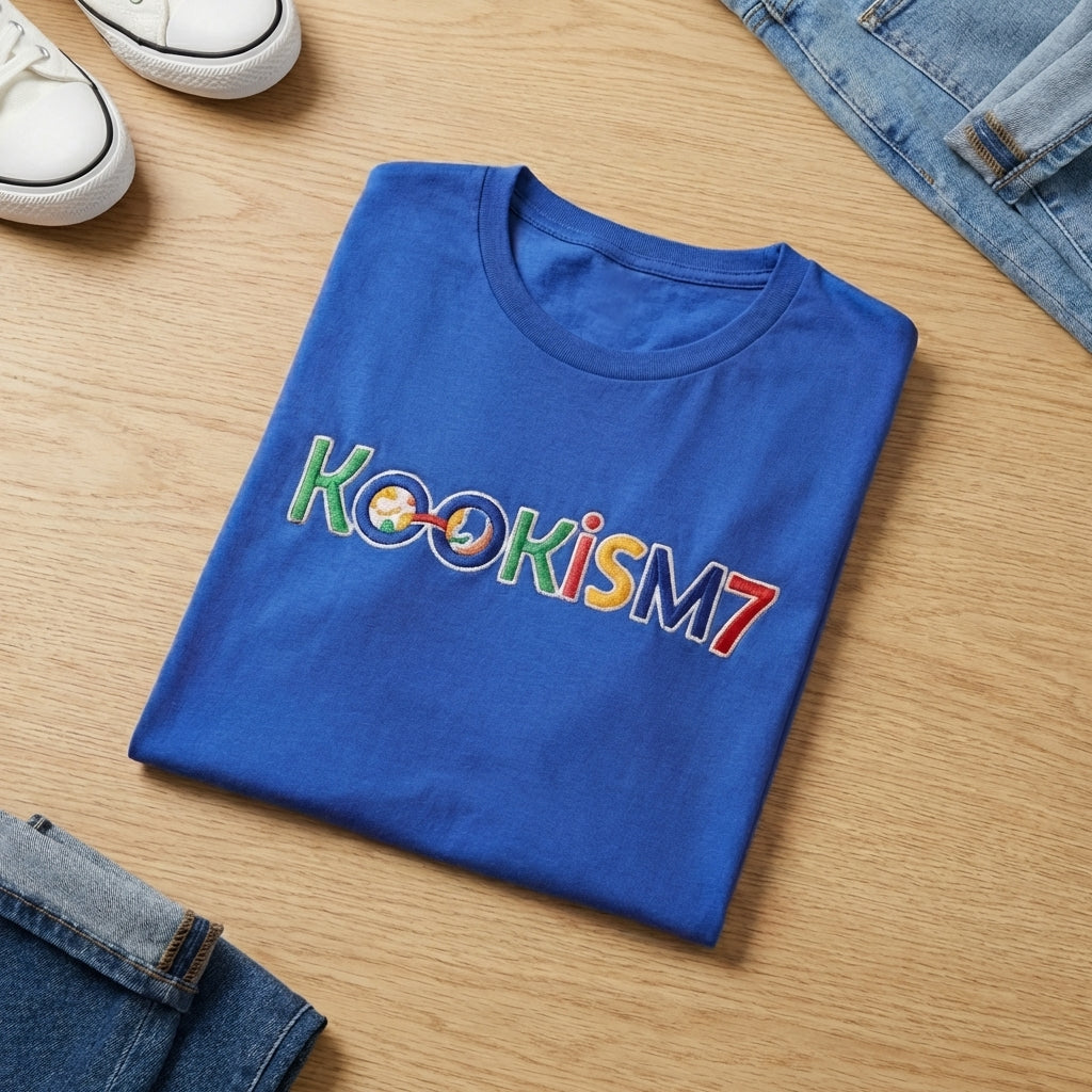 Classic Blue Crew Neck T-Shirt | Bold Color, Premium Comfort