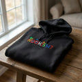 Black Hoodie | Classic Embroidered Streetwear Pullover | EST. 2025