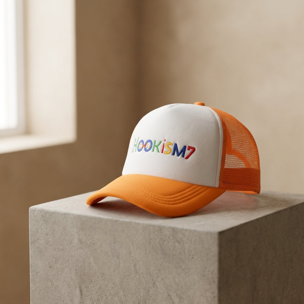 Classic Orange Hat | Vibrant Energy, Premium Street Style