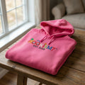 Pink Hoodie | Trendy Embroidered Streetwear Pullover | EST. 2025