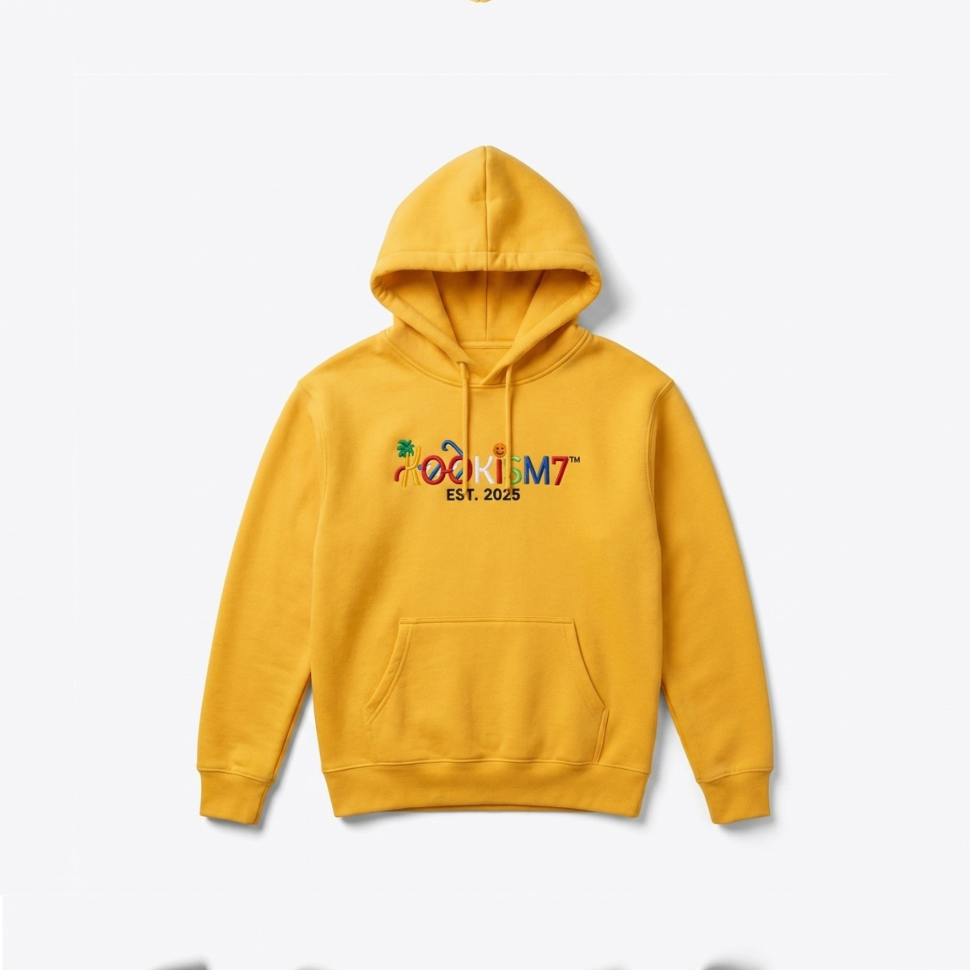 Yellow Hoodie| EST. 2025 | Unisex Fleece Sweatshirt