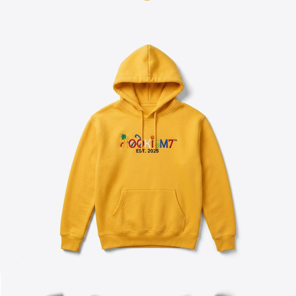Yellow Hoodie| EST. 2025 | Unisex Fleece Sweatshirt