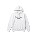 White Hoodie | Clean Embroidered Streetwear Pullover | EST. 2025