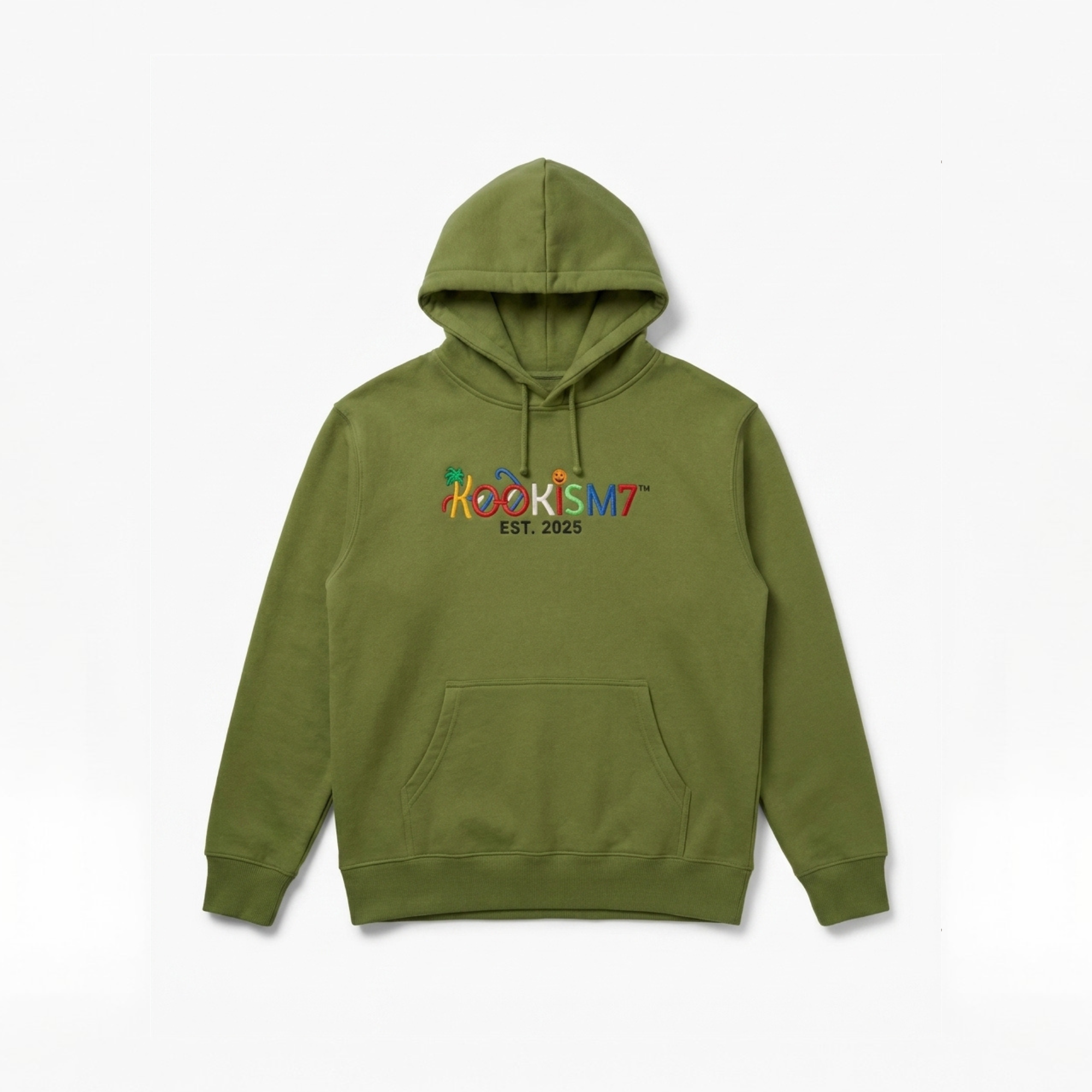 Olive Green Hoodie | EST. 2025 | Unisex Fleece Sweatshirt